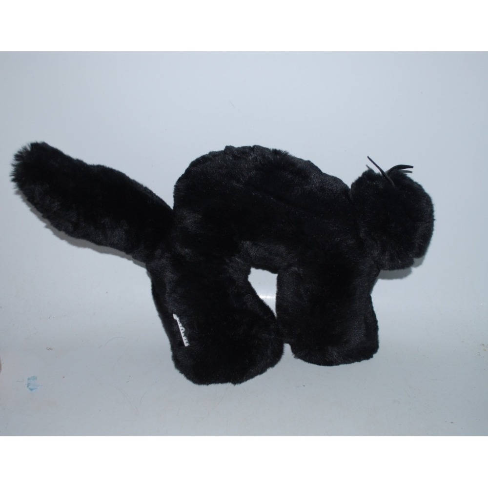 Pottery Barn Black Cat Halloween Pillow 15" – Used, Good Condition